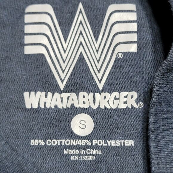 Whataburger LS Dark Grey Unisex Tee "Just Like You Like It" - Size Small - Picture 4 of 4
